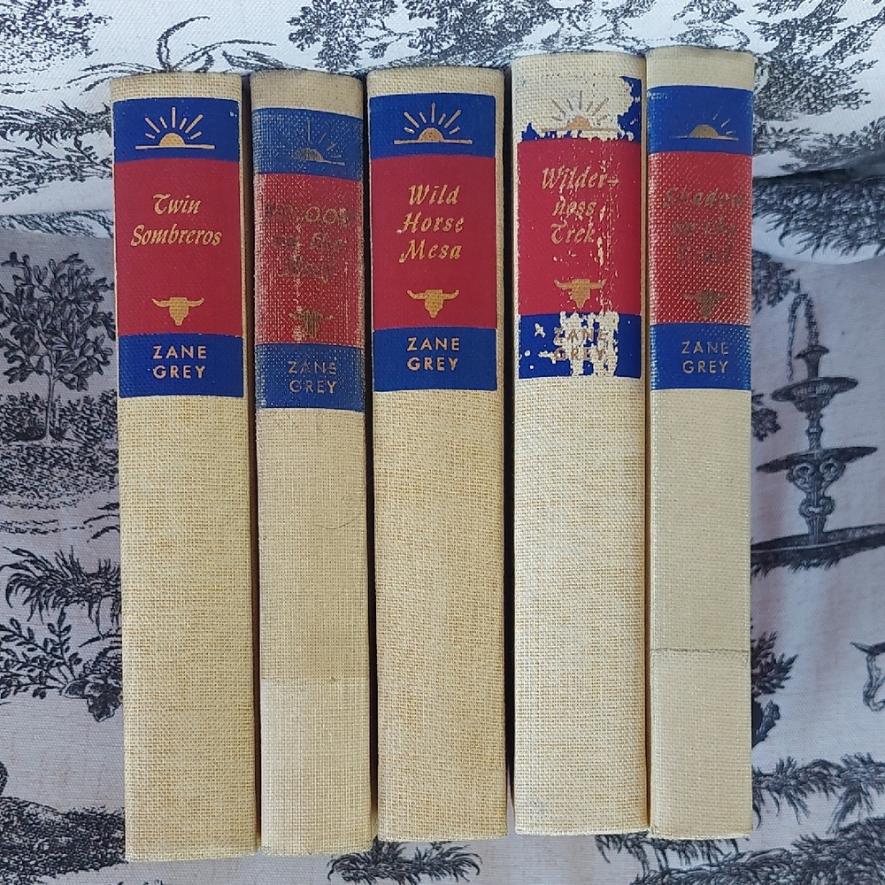 5 Zane Grey Book Set